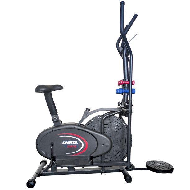 Bicicleta Elíptica 3 En 1 Mancuernas Twister Ellipcombo Sparta Fitness