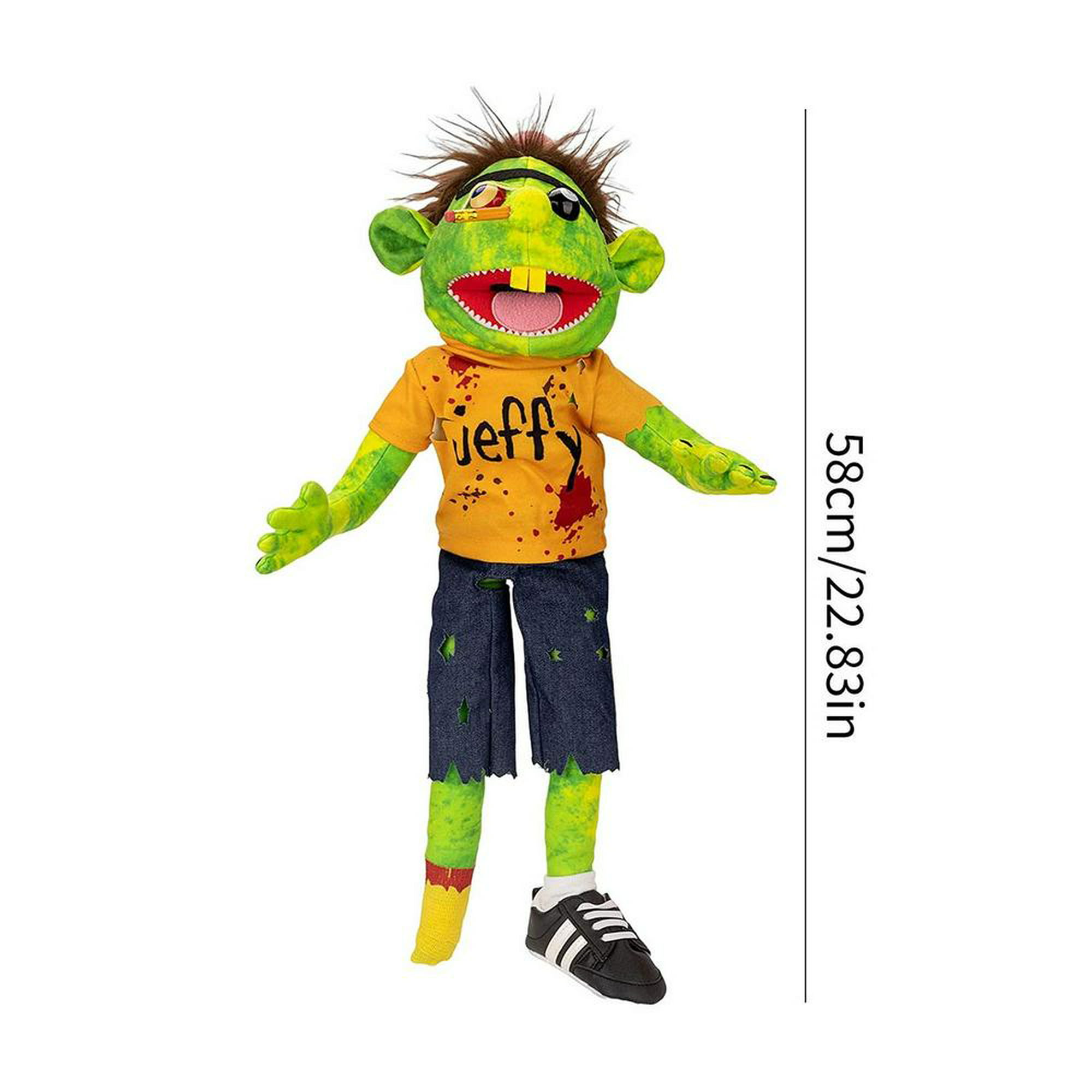 Muñeca De Peluche Jeffy Hand Muppet, Para Programas De Entre