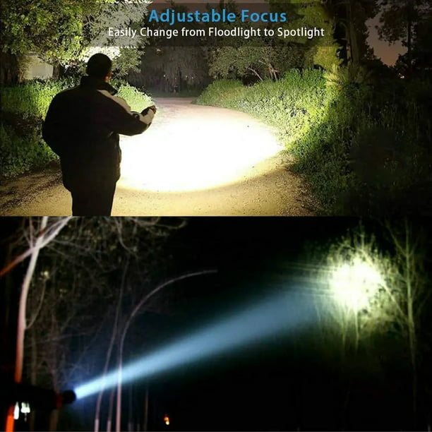 lamparas de mano recargables usb linternas led alta potencia 6000 High  Lumens