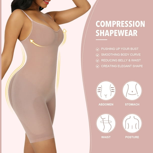 Faja sin costuras para mujer, moldeadora de cuerpo con control de barriga,  cómoda para mujeres debajo del vestido XL ER