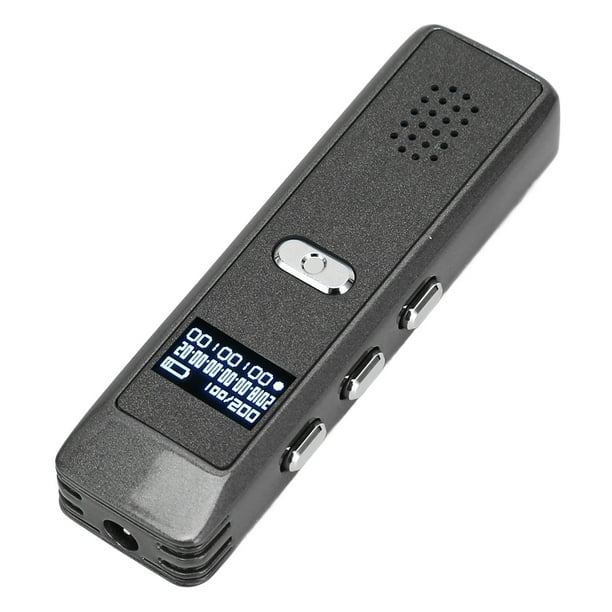 Mini grabadora de voz, grabadora activada por voz, grabadora de voz  portátil AI, grabadora de voz Digital, rendimiento confiable