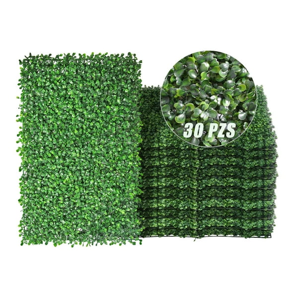 muro verde follaje artificial desmontable jardimanía 30 pzs verde jardimanía wallgrass30