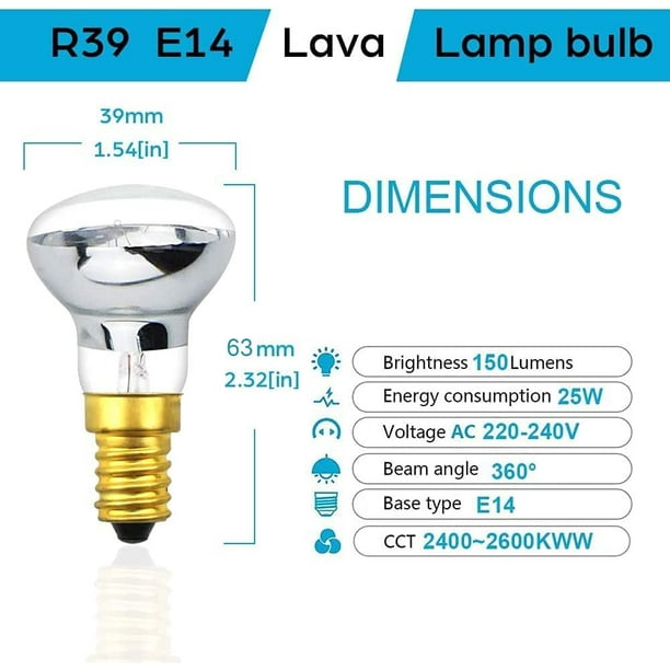POCREATION Bombilla LED E14, bombilla de 3 W, bombillas de 350 lm con 4  colores para elegir, para lámpara de techo, lámpara de pared, luz de
