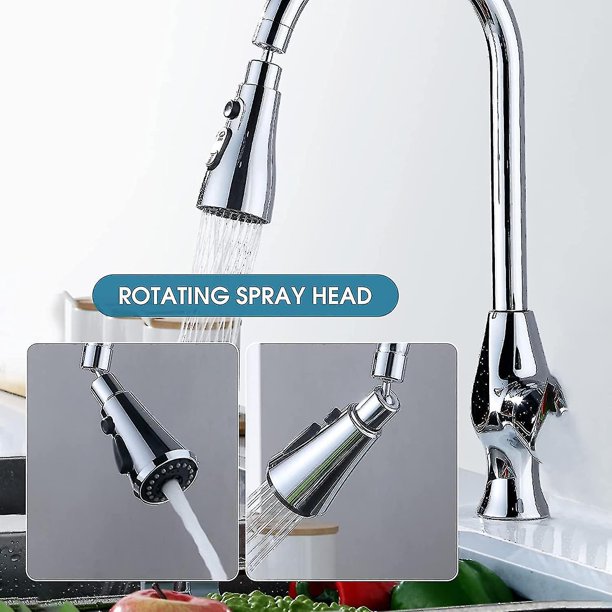 Cabezal Grifo Cocina 3 Modos G1/2 - Spray, Chorro Y