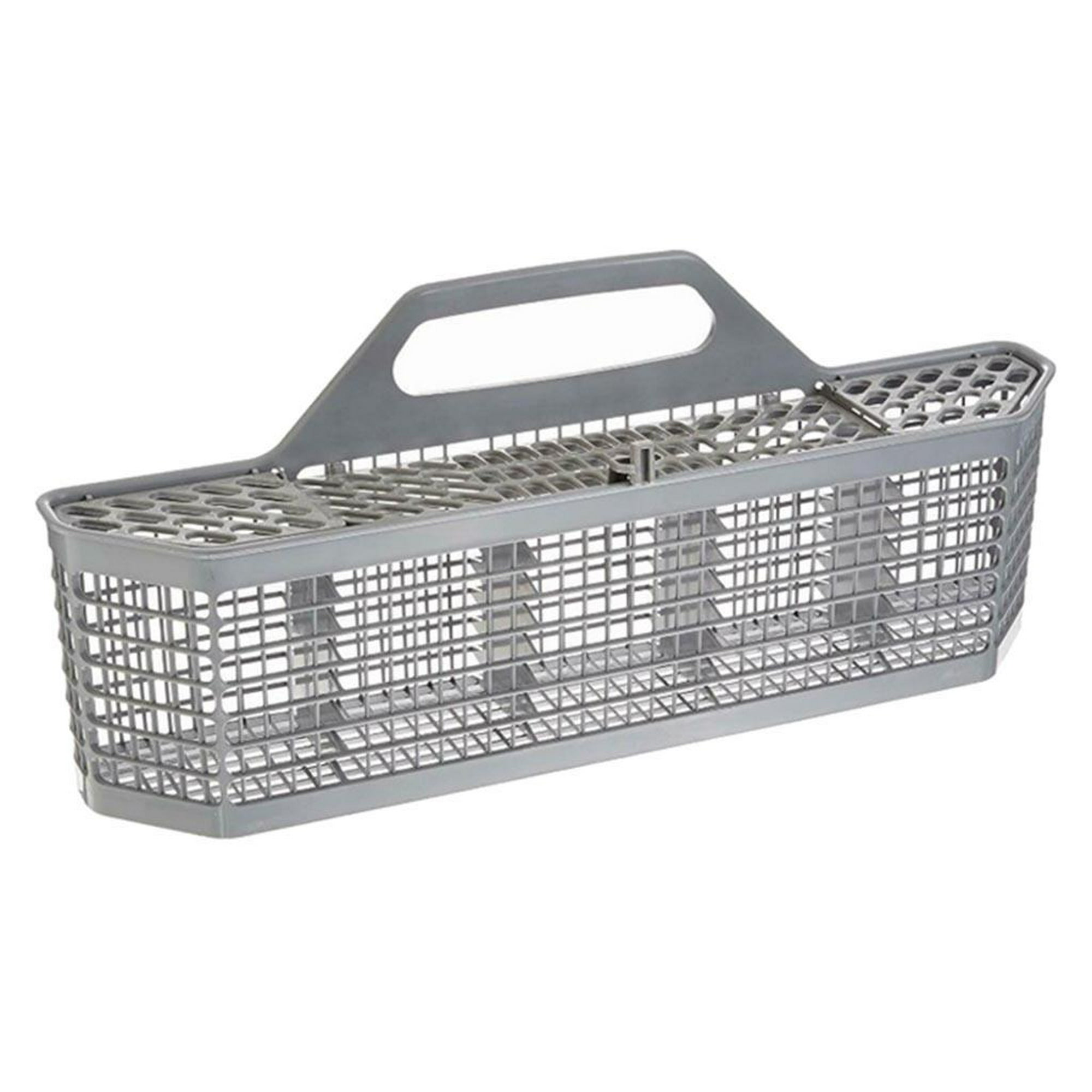 Comprar PDTO Cesta universal para cubiertos para lavavajillas con tapa,  caja de almacenamiento para utensilios de cocina que ahorra espacio, color  gris
