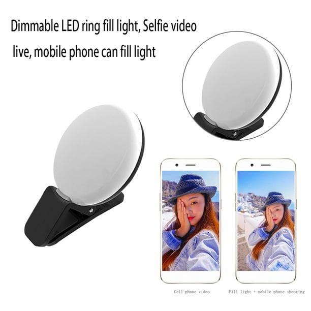 Aro luz Led Selfie Stick Trípode 5 pulgadas Lámpara Belleza