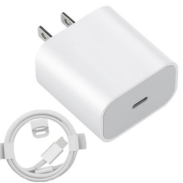 20W Carga Rápida PD USB C Cargador Para Apple iPhone 13 pro 12 11 8 7 ipad  Adaptador De Alimentación Enchufe De La Ue Cable De Tipo Ee . Uu