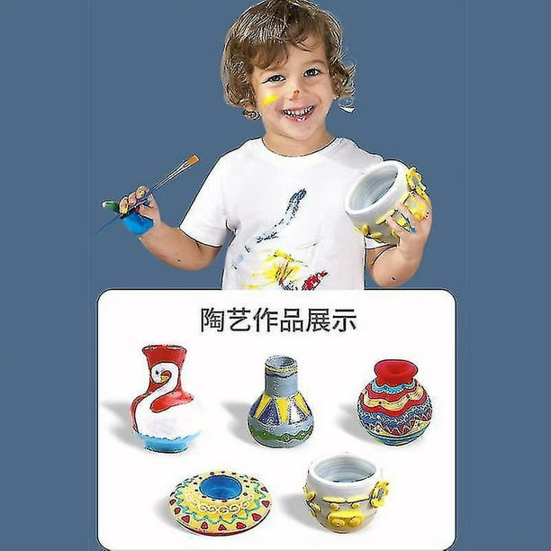 Torno de alfarería eléctrico para niños, máquina de hacer cerámica con torno  de alfarería/yt YONGSHENG 1327533369664