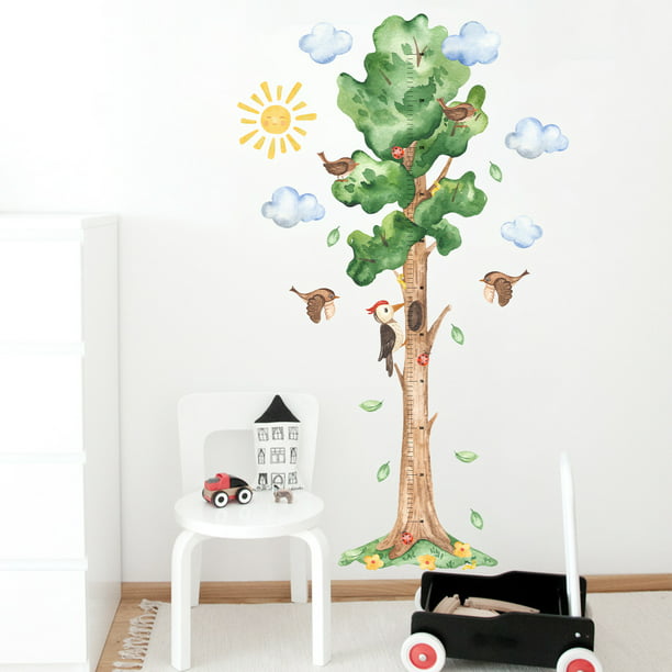 Pegatinas de árboles grandes，Pegatinas Sticker Pared De Pared Infantiles  Dibujos Animados
