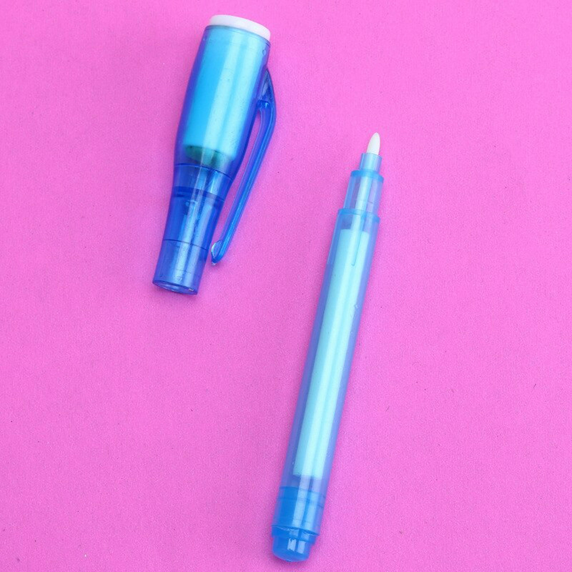 30 bolígrafos de tinta invisible con relleno de bolsas de  fiesta de luz UV para niños y niñas, bolígrafo mágico de tinta que  desaparece para niños, bolígrafo UV para escribir mensajes