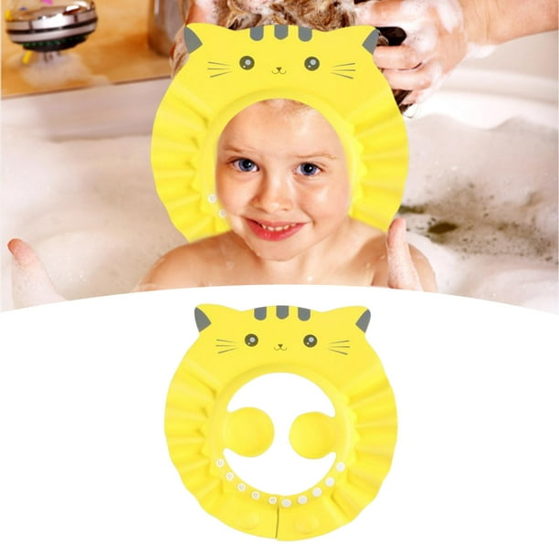Comprar Gorros de visera para lavar el cabello para niños pequeños, gorro  de ducha de baño con champú, cuidado del bebé
