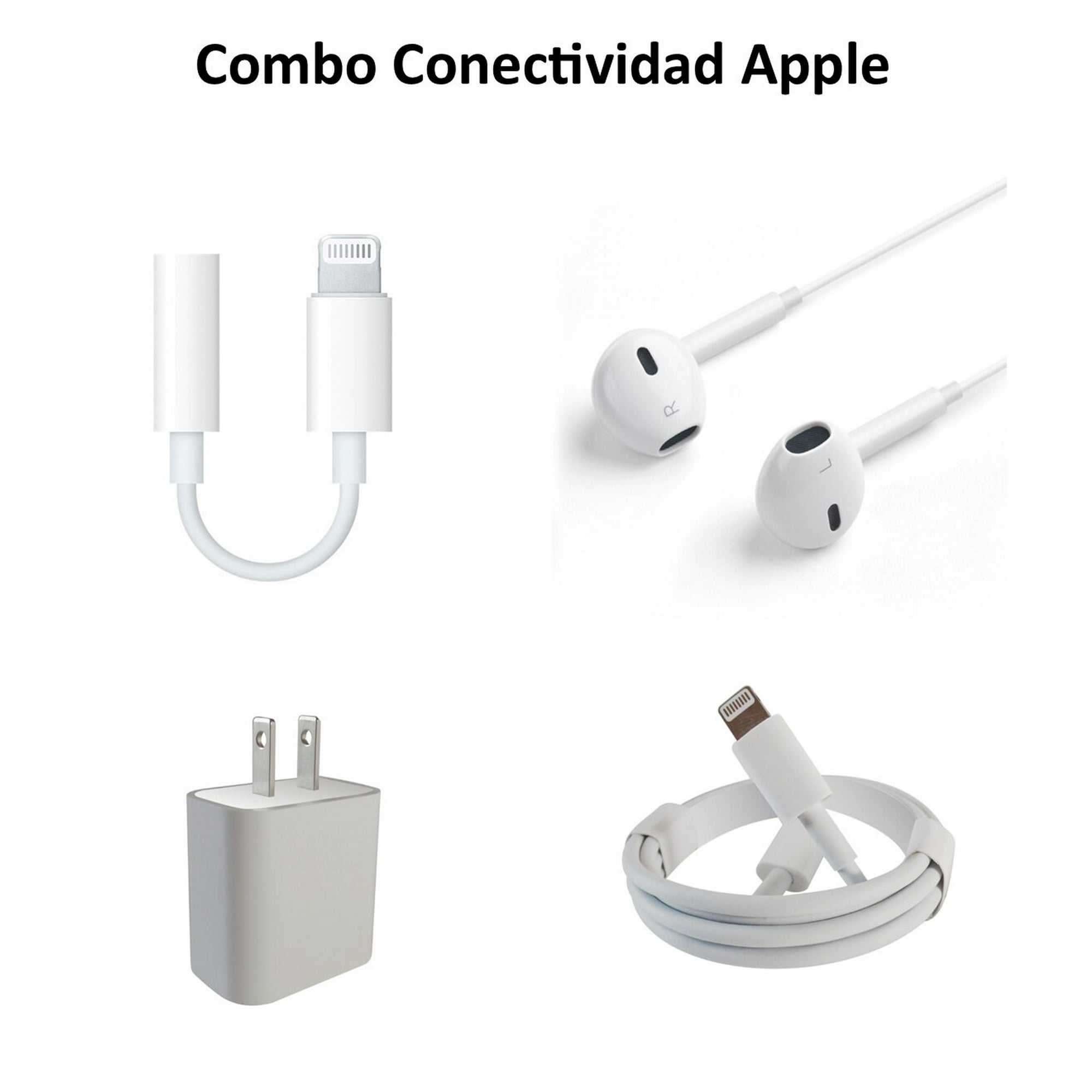 Combo Apple Audifonos Earpods Cargador 20W USB-C APPLE