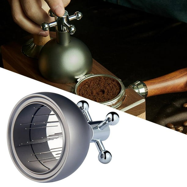 Distribuidor de café 2 en 1, herramienta de distribución de manipulación  manual, accesorios de café Macarena Sabotaje del distribuidor de café