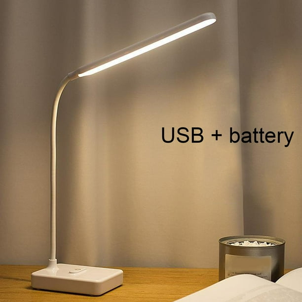 Lampara LED USB flexible color VIOLETA luz portatil linterna leer