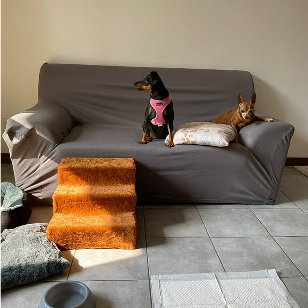 Rampa para perros para cama, rampa ajustable para mascotas para sofá, rampa  de perro para cama alta, de perro pequeño a perro grande, de madera
