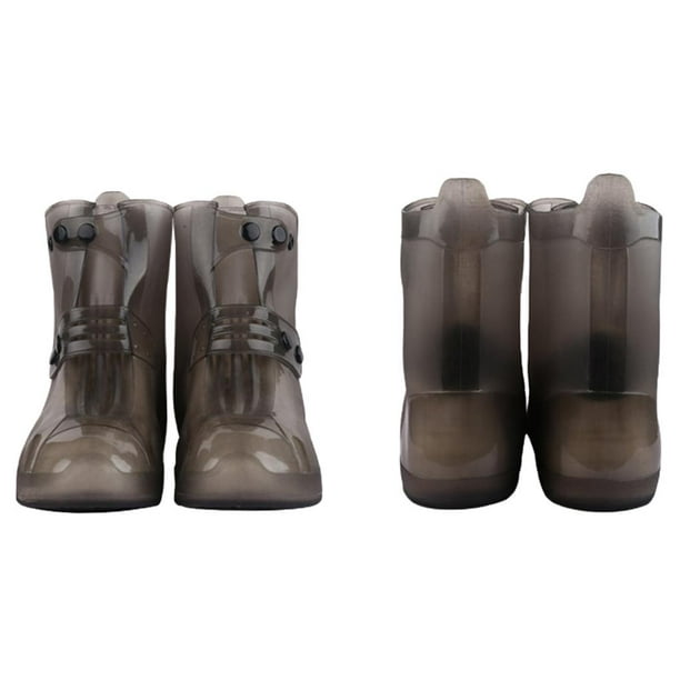 Cubrezapatos de silicona Impermeable Antideslizante Botas de lluvia  Cubrezapatos (Negro L) Hugtrwg Para estrenar