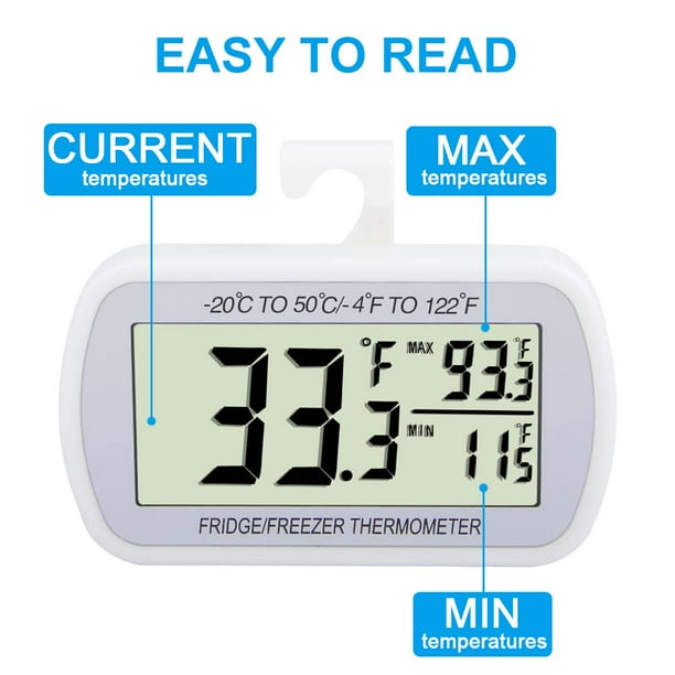 Termómetro económico para frigorífico-congelador -40+30 °C