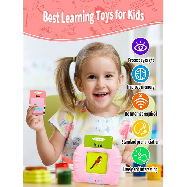 ER 2 3 4 5 Juguetes de aprendizaje parlantes para niños y niñas de 6 años,  LIONVISON Juguetes sensoriales para autismo para niños de 2 a 6 años, 224  palabras, juguetes preescolares