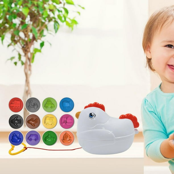 Juguetes Educativos Montessori para bebés y niños pequeños, rompecabezas de  huevos inteligentes, juegos 3D, clasificadores a