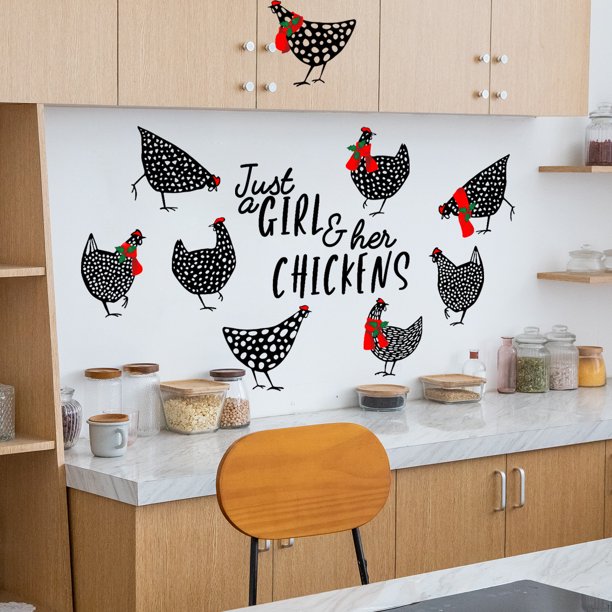 Pegatinas De Pared De Gallo, Pegatinas De Pared De Cocina, P