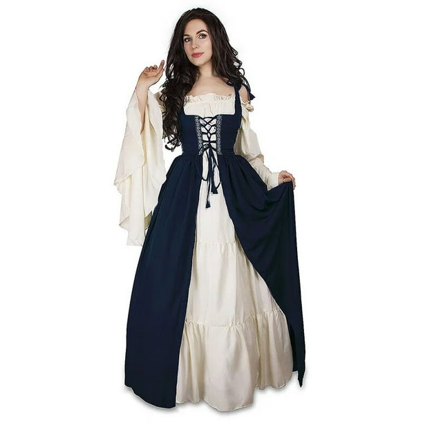 Vestido medieval/Vestido medieval 3 en 1/Disfraz de fantasía -  México