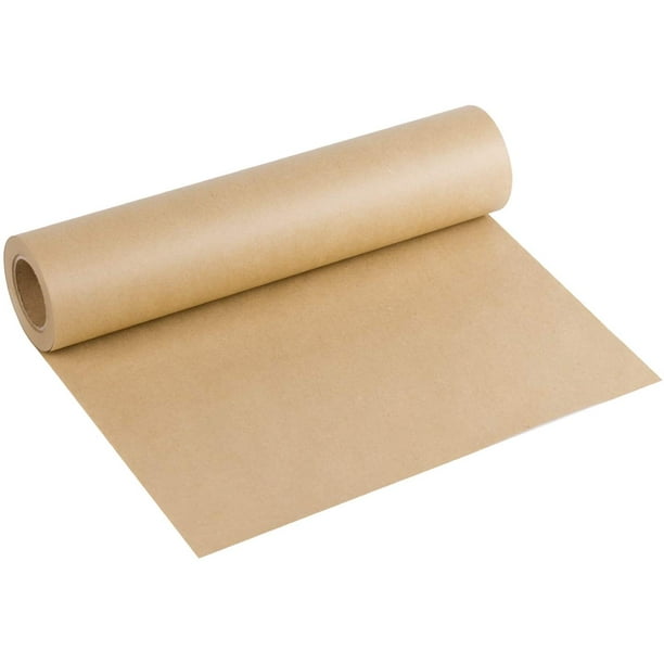Paquete de 2 rollos – Papel kraft marrón fabricado en Estados Unidos de  17.75 x 1200 pulgadas por rollo (200 pies), ideal para envolver regalos,  arte