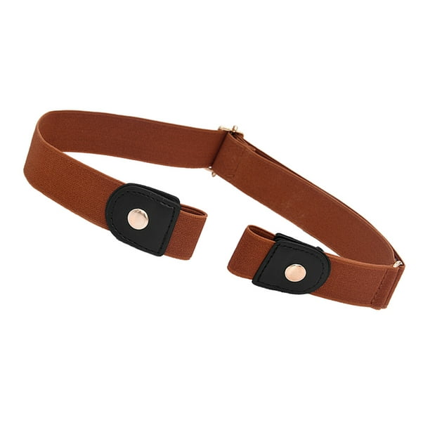 Cinturones para mujer Cinturón ajustable fácil cinturón elástico sin  hebilla