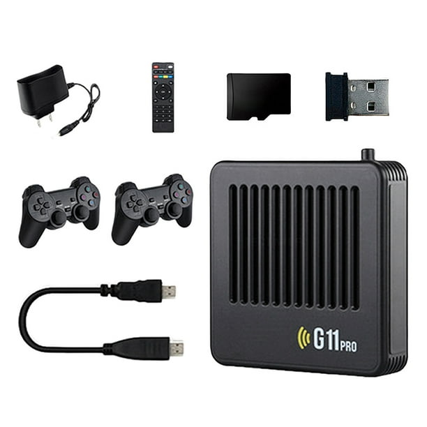 G11 Pro Game Box 4K HD TV Game Stick Consola de videojuegos 256G  incorporada 60000+ juegos retro, reproductor de juegos portátil inalámbrico  (256G