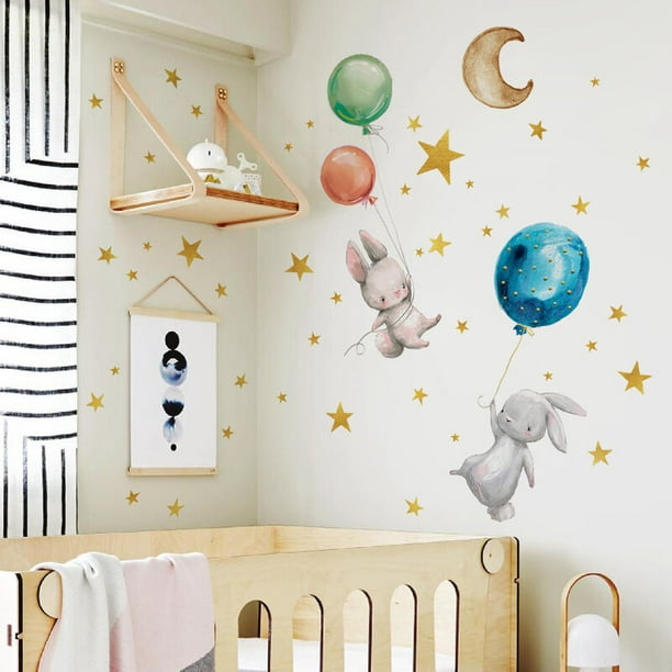 100 pegatinas de pared fluorescentes que brillan luminosas estrellas bebé  dormitorio niños decoración del hogar
