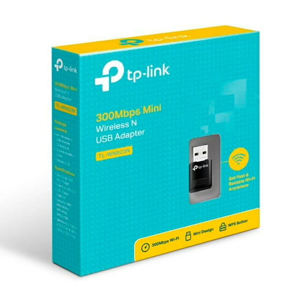 Adaptador WIFI USB TP-LINK TL-WN823N Inalambrico 2.4 Ghz300Mbps TP-Link  TL-WN823N