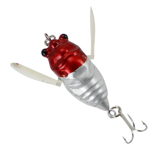 Anzuelo de cebo biónico de plástico, 5 cm, 6 g, Wobbler Cicada, señuelo de  pesca duro (negro) Likrtyny Para Estrenar