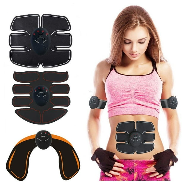 Estimulador muscular eléctrico EMS, aparato gimnasia inalámbrico para  glúteos cintura abdominal fitness ABS, masajeador corporal adelgazante El  Mercado de Encantos