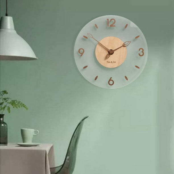 reloj pared diseño verde relojes pared modernos