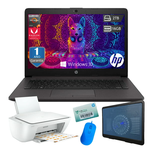 Laptop Hp 245 G7 Amd Ryzen 5 3500u 2tb 16gb Ram Más Impresora Base Enfriadora Y Mouse Walmart 3488
