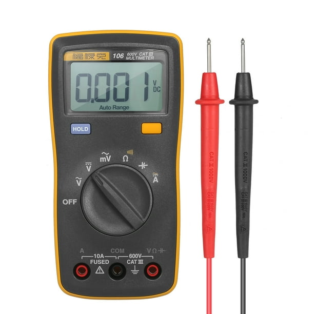 Multímetro digital Fluke 106 del tamaño de una palma