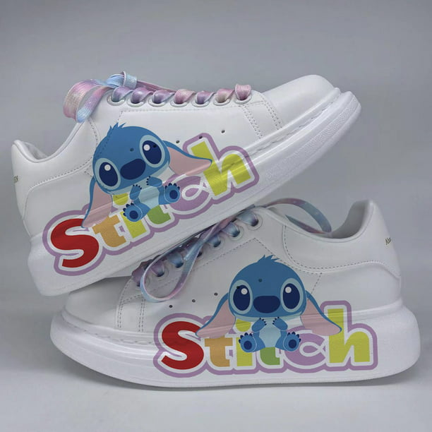 Disney Stitch-zapatillas de deporte con dibujos animados para