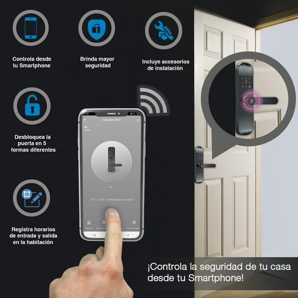Cerradura Inteligente WiFi – TechZone MX
