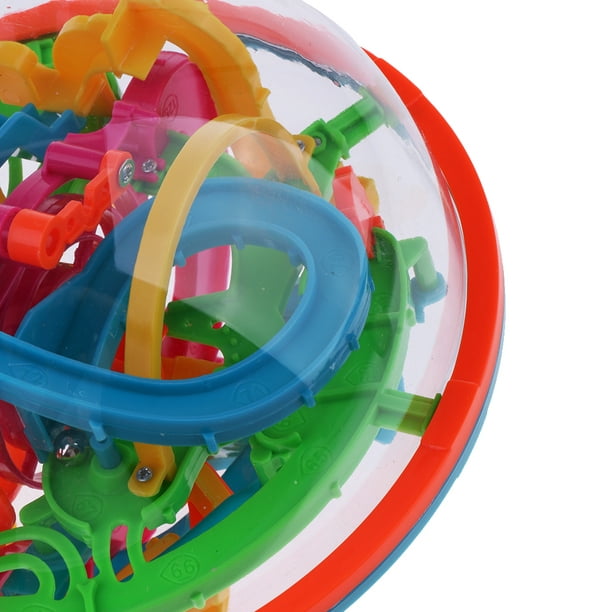 Intelecto 3D OVNI Laberinto Bola Laberinto Globo Juguetes 100 Barreras  Desafiantes Puzzle Juguete Espacio Entrenamiento Imaginación Juguete  Educativo