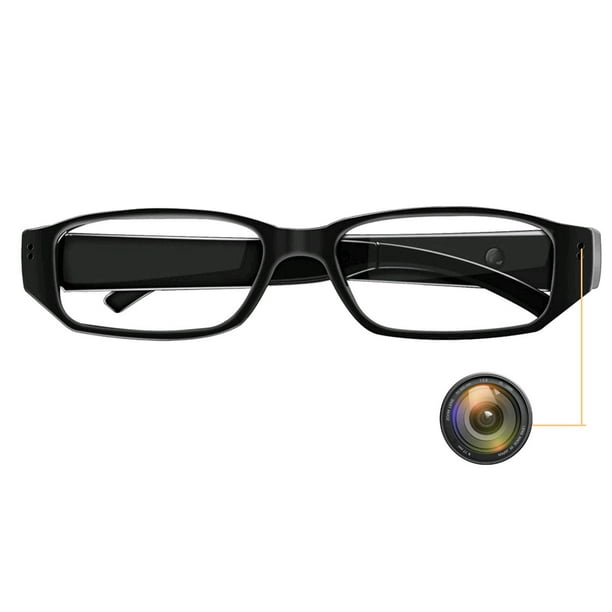 Cámara espía oculta, gafas de cámara para interior/exterior, grabadora de  vídeo, color negro, 2 unidades, color negro, 2 unidades BANYUO Electrónica