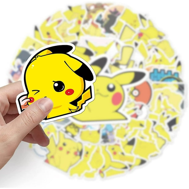 Nuevas Pegatinas Pokémon Pikachu Impermeables De Coche Cascos