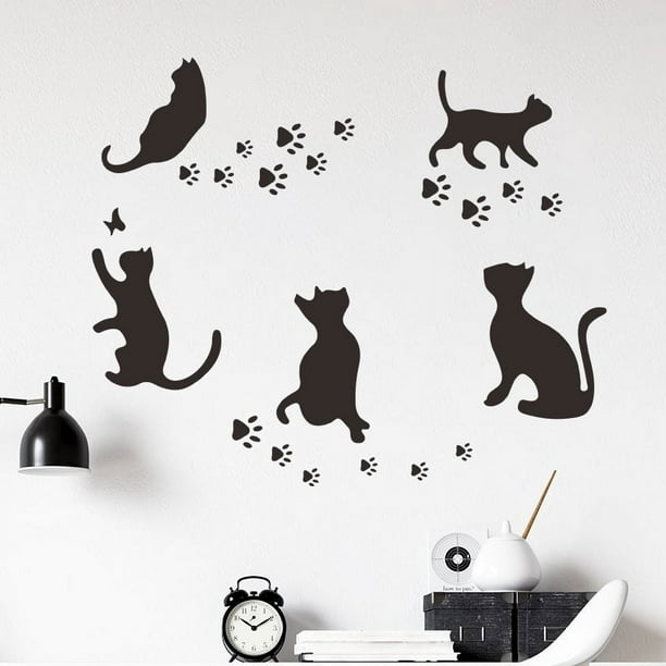 Vinilos muebles gatos  adhesivos decorativos