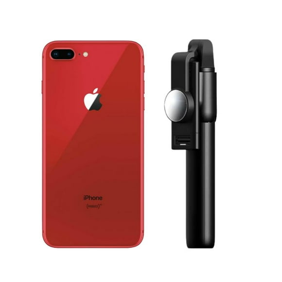 celular iphone 8 plus reacondicionado 64gb rojo  bastón bluetooth apple iphone 8 plus