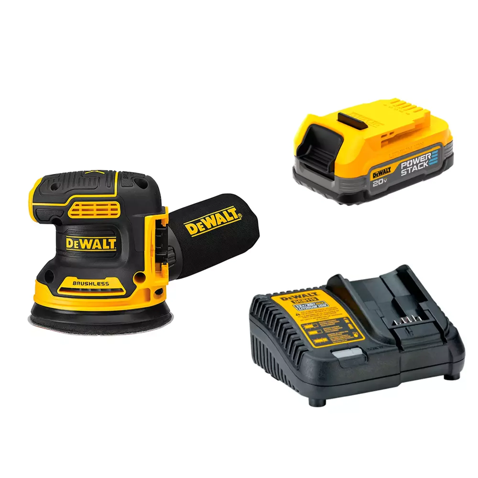 Lijadora Roto Orbital In.20V 528 Dewalt W210B P034B3 B1106B3