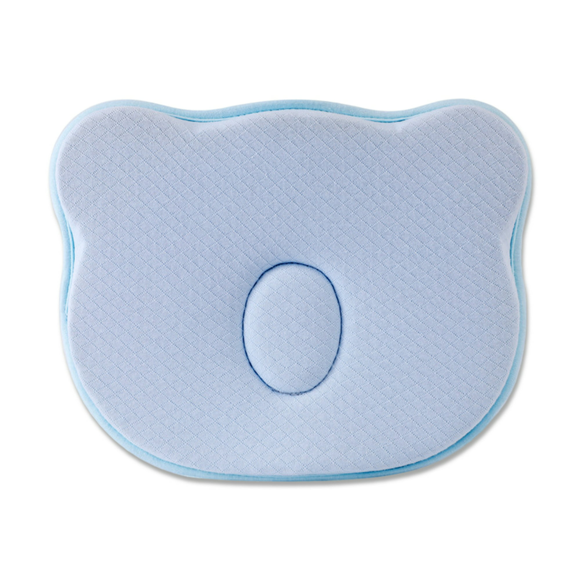 Almohada para bebé, cojín de apoyo para la cabeza para recién nacidos,  posicionador para dormir (azul) Tmvgtek Para estrenar