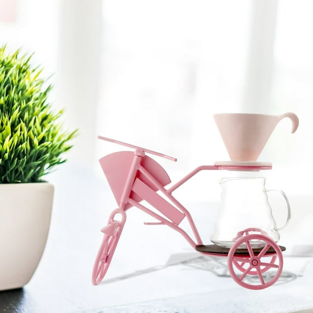 Soporte para filtro de café, cafeteras eléctricas modernas con forma de  bicicleta, estante para tazas de café hecho a medida para la perfección  Jadeshay A