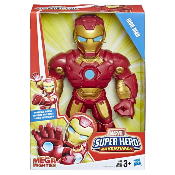 heroes playskool marvel super hero adventure mega mighties iron man spiderman hulk figura juguetes zhangmengya led