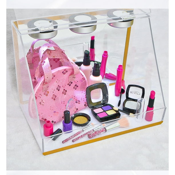 Ripley - SET JUEGO DE MAQUILLAJE INFANTIL PEINADORA 15 PCS PARA NIÑAS