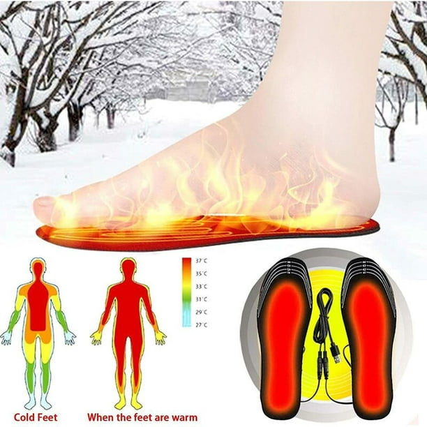 Suela calefactora, Plantillas térmicas para botas de esquí recargables por  USB, plantillas térmicas eléctricas para hombres y mujeres Kuyhfg  Bienvenido a Kuyhfg