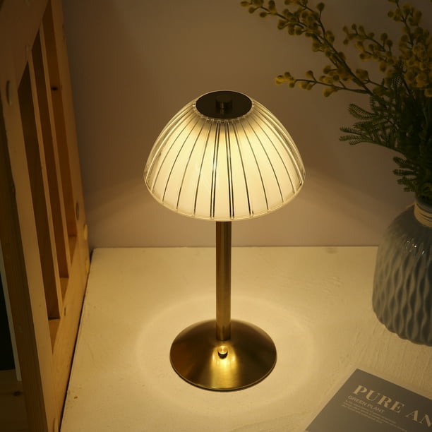 Lámpara de mesa LED inalámbrica, lámpara de noche recargable por