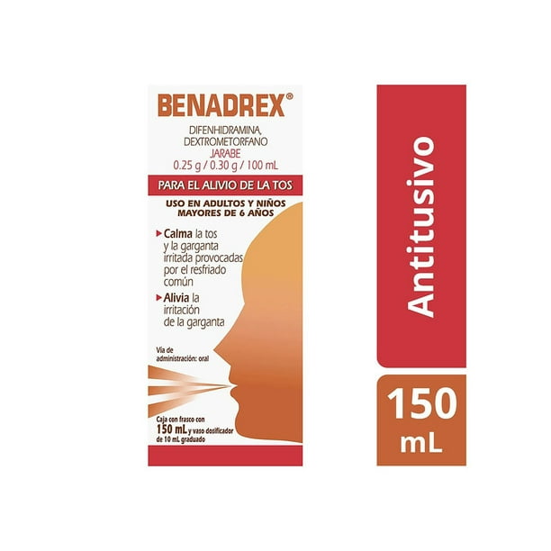 Benadrex Alivio De La Tos Jarabe 150 ml